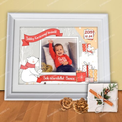 Ajándék Alkalmakra Karácsonyi ajándék poszter – Rajzos a legszebb ajándék