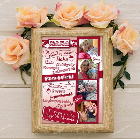 Mama köszöntő poszter – Beszédes Ajándék Alkalmakra Mama köszöntő poszter – Beszédes a legszebb ajándék