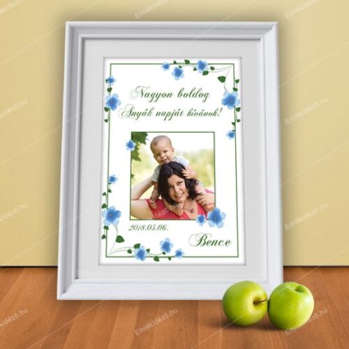 Ajándék Neki Szülő köszöntés poszter – Virágos a legszebb ajándék